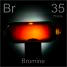 Bromine Gas in a bulb