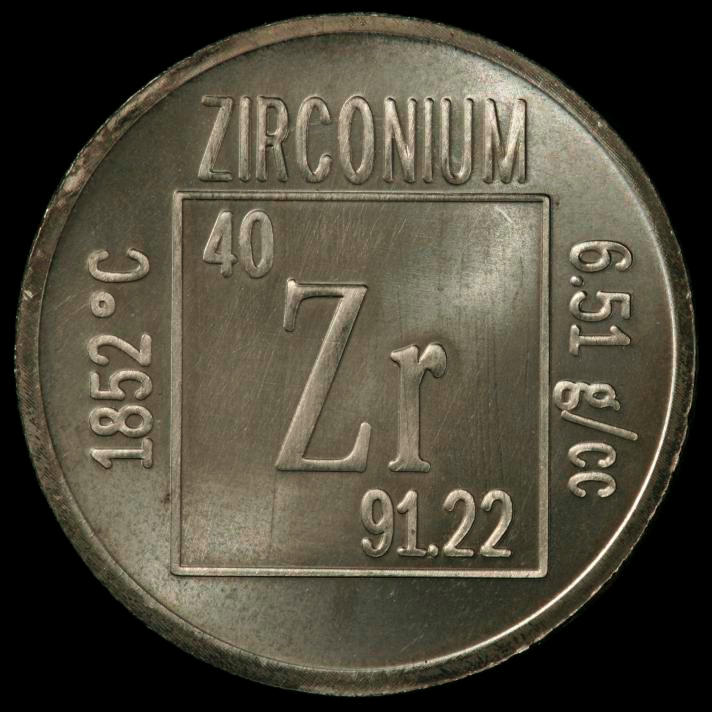 Zirconium Element coin