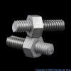 Molybdenum Nut and bolt, broken