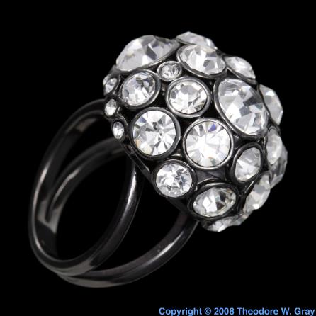 Ruthenium Ruthenium plated ring