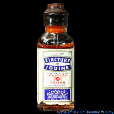 Iodine Tincture of iodine, smaller bottle