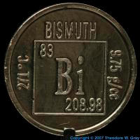 Bismuth Element coin