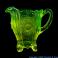 Uranium Uranium glass water pitcher