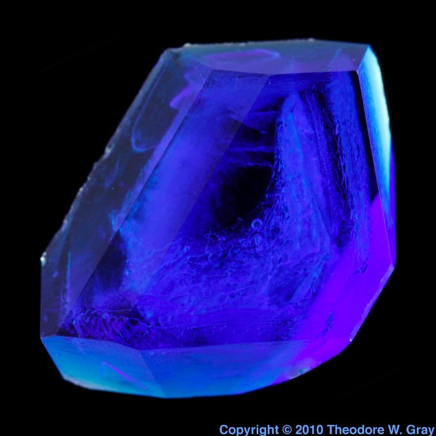 Sulfur Copper sulfate crystal