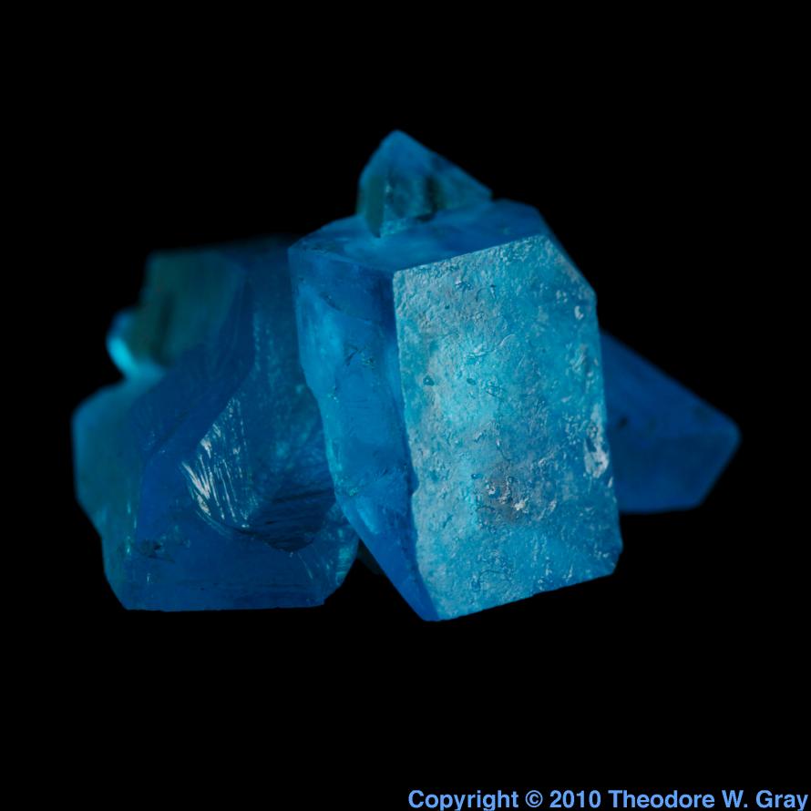 Oxygen Copper sulfate crystal