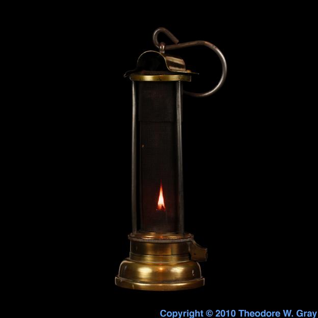 Zinc Davy Lamp