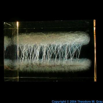 Electrons Double-discharge Lichtenberg figure