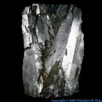 Iron Huge ferrochrome crystal