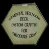 Carbon Custom Elemental Hexagon Cards
