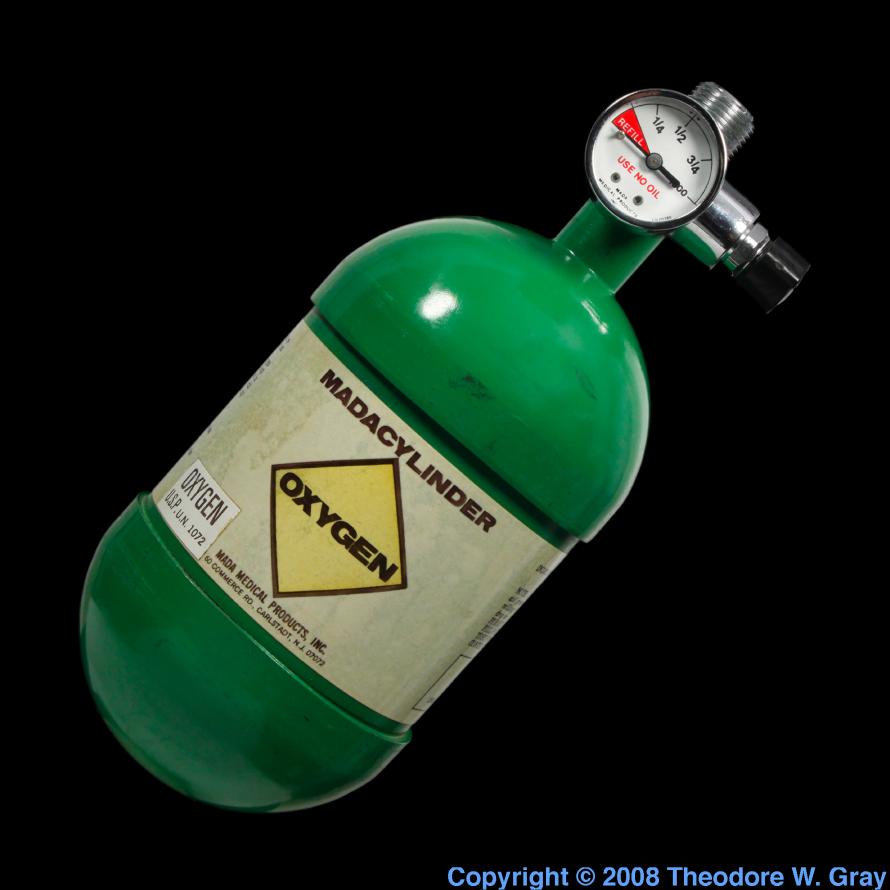 Oxygen Portable oxygen tank