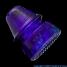 Cobalt Cobalt-glass insulator