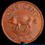 Copper Copper Bermuda pig coin