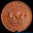 Copper Copper Bermuda pig coin