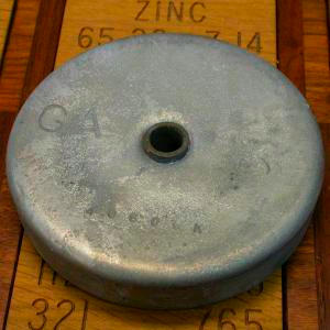 Zinc Larger boat anode