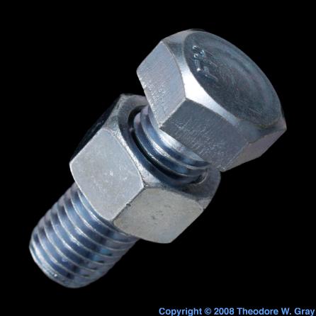 Zinc Ordinary zinc-plated bolt and nut