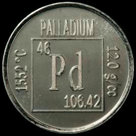 Palladium Element coin