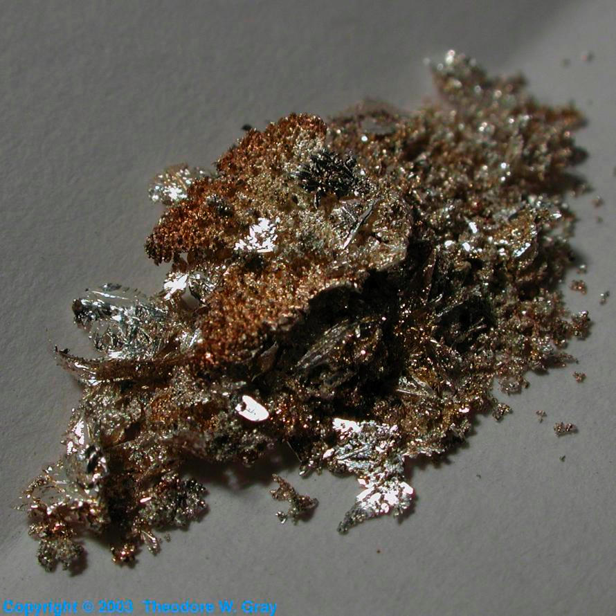 Silver Precipitated crystalline silver