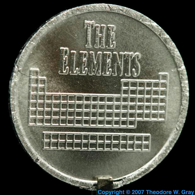 Antimony Element coin