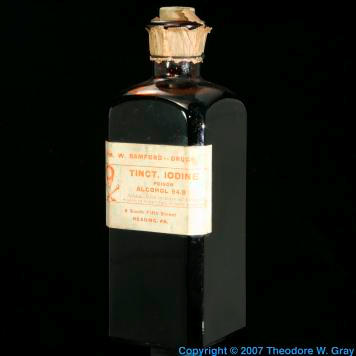 Iodine Tincture of iodine, large bottle