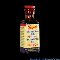 Iodine Tincture of iodine,