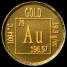 Gold Element coin