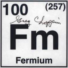 Fermium Autographed card