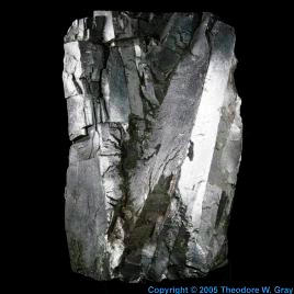 Iron Huge ferrochrome crystal