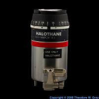 Hydrogen Halothane vaporizer