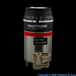 Fluorine Halothane vaporizer