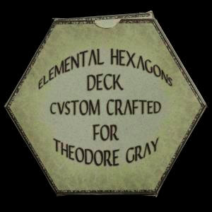 Hydrogen Custom Elemental Hexagon Cards