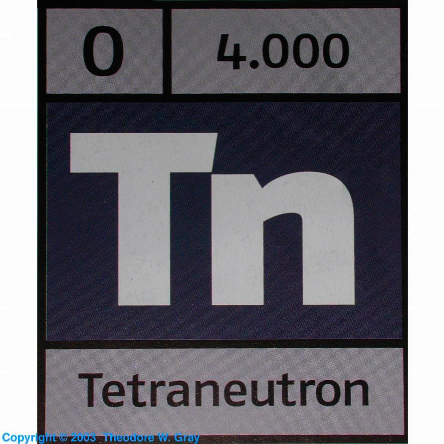 Neutrons Tetraneutronium