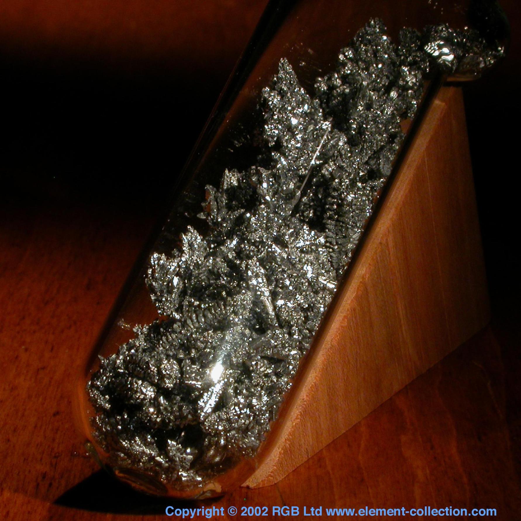 Vanadium Crystals under argon